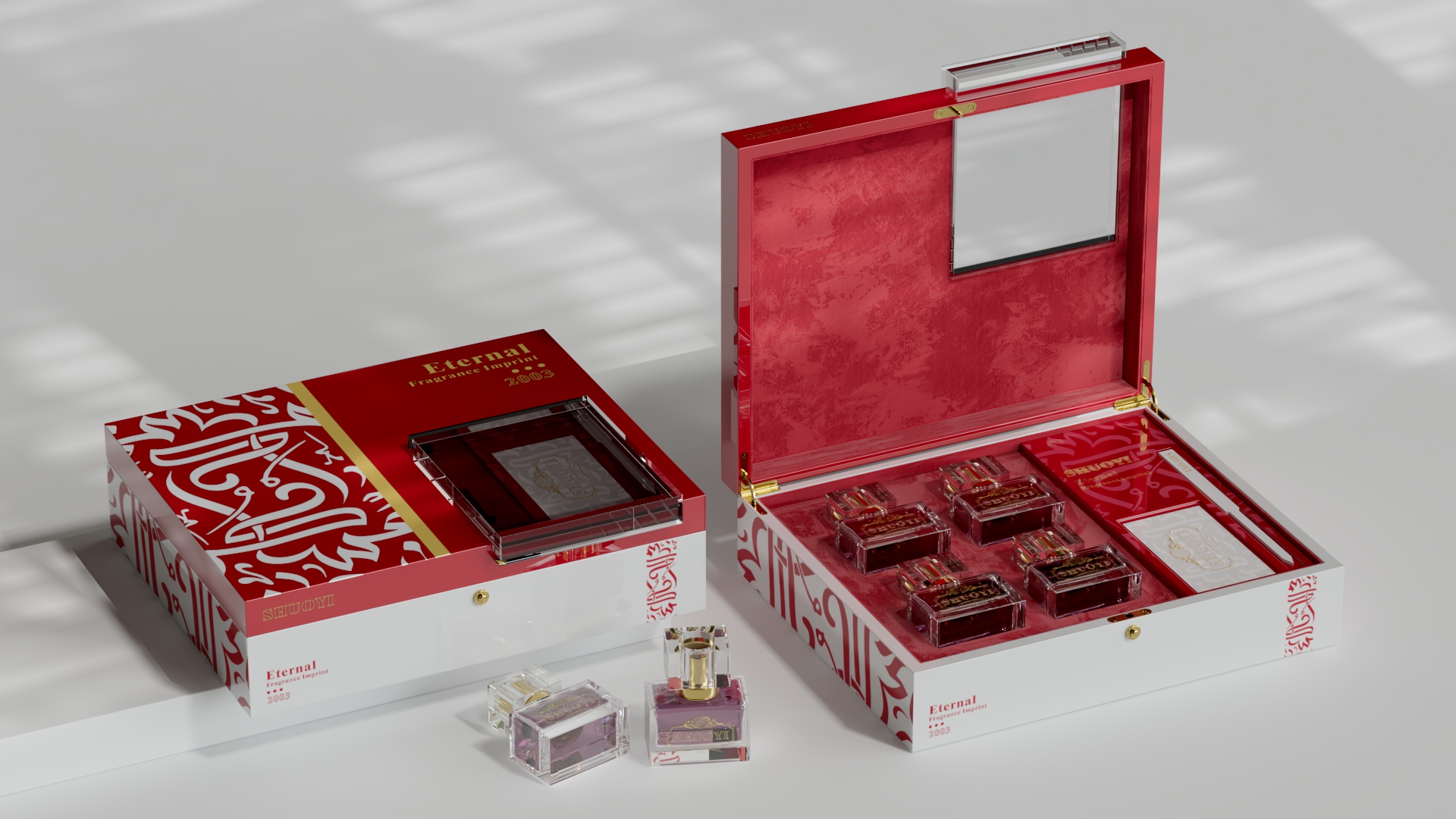 Caja de madera del perfume Fabricantes
