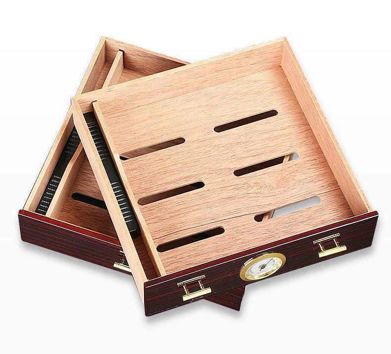 wooden cigar humidor