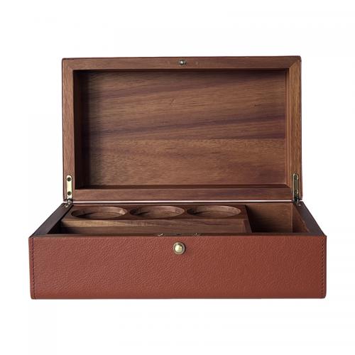 wood flatware storage box	