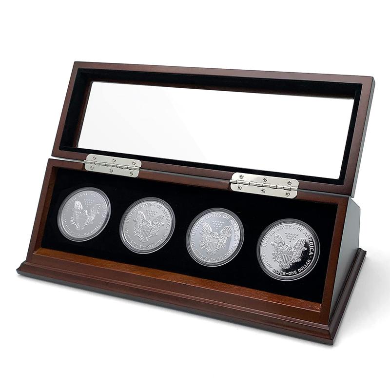 silver coin box	