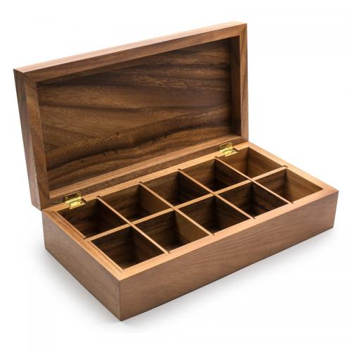 wooden tea box	