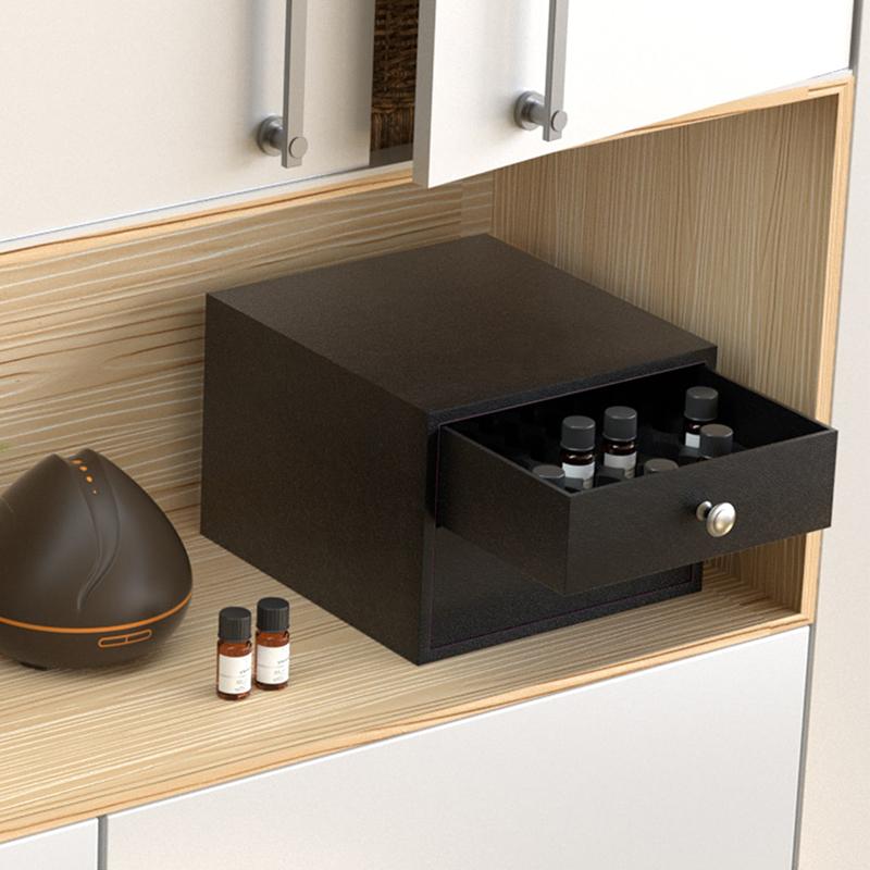 essential oil wooden box holder	