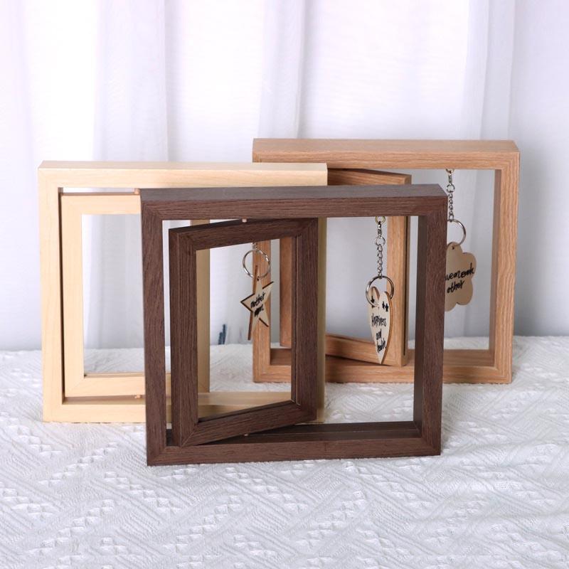 distressed wood photo frames	